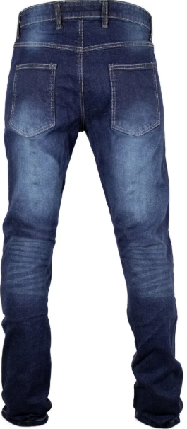 Motorbike aramid jeans trousers in blue MDM838
