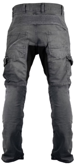 Motorbike Jeans Trousers With Protectors Cargo Trousers Grey MDM841