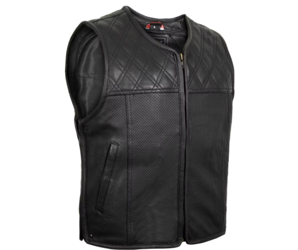 Men's Leather Vest Hunter Club MDM9195