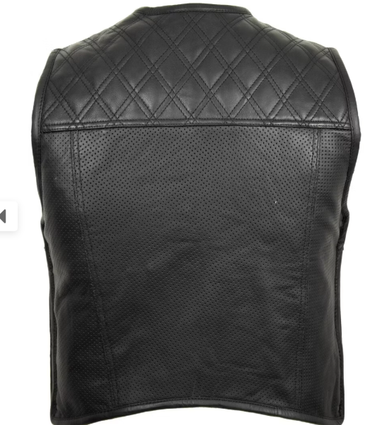 Men's Leather Vest Hunter Club MDM9195