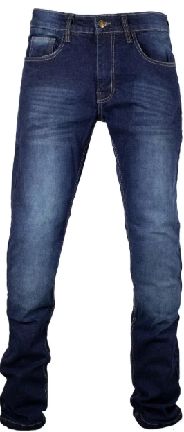Motorbike aramid jeans trousers in blue MDM838